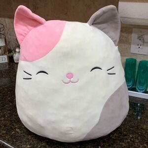 16 inches🍒 Squishmallows  💖 Karina 🩵 the Cat 🍓🌸 Stuffed Plush🎀